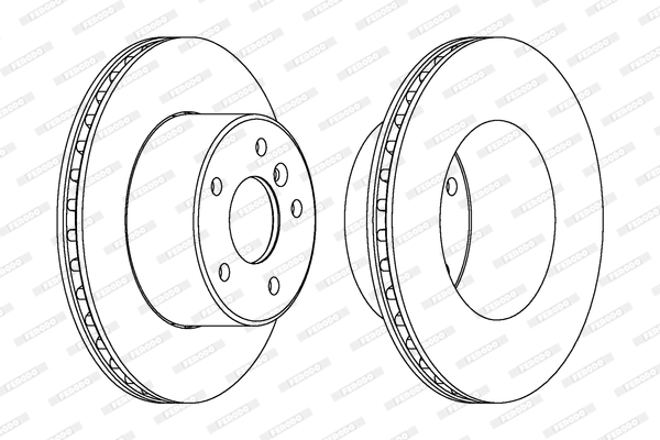 Тормозной диск BOSCH арт. DDF1379C1