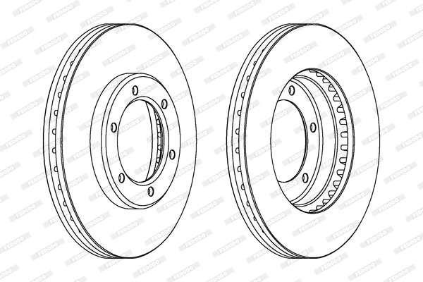 Тормозной диск BOSCH арт. DDF1441