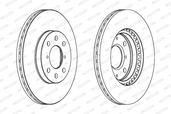 Тормозной диск BREMBO арт. DDF1520C