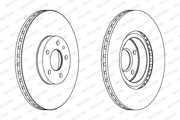 Тормозной диск BREMBO арт. DDF156C