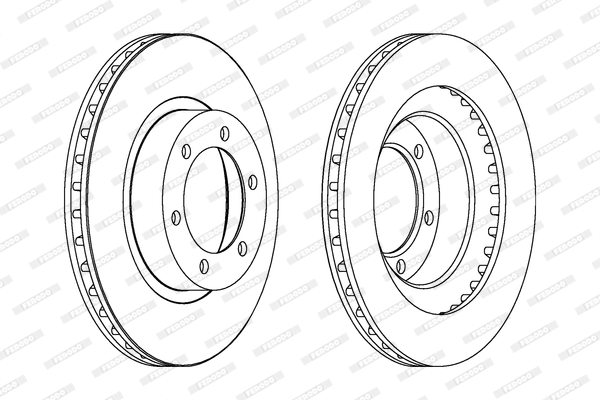 Тормозной диск BREMBO арт. DDF1594C