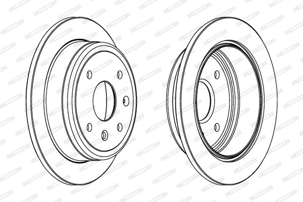 Диск гальмівний BREMBO арт. DDF1606