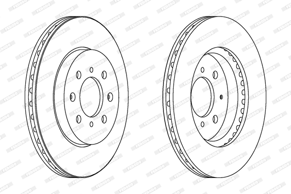 Тормозной диск BREMBO арт. DDF1610C