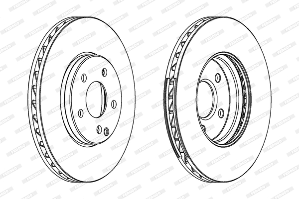 Тормозной диск BLUE PRINT арт. DDF1638C-1