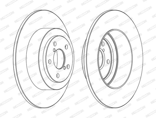 Тормозной диск BREMBO арт. DDF1647C