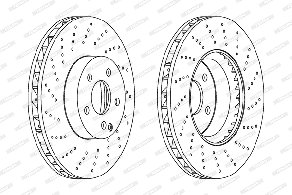 Тормозной диск BREMBO арт. DDF1694C1
