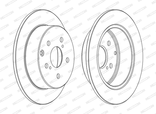 Гальмівний диск BLUE PRINT арт. DDF1704C