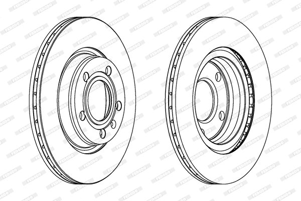 Тормозной диск BOSCH арт. DDF1708C