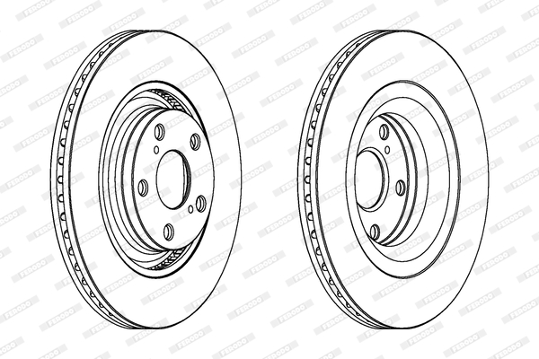 Тормозной диск BREMBO арт. DDF1754C