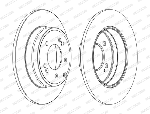 Тормозной диск BOSCH арт. DDF1787C