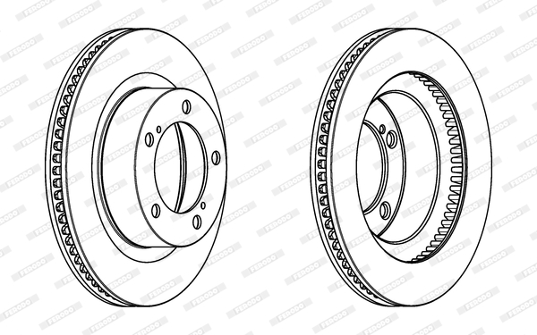 Тормозной диск BREMBO арт. DDF1798C1