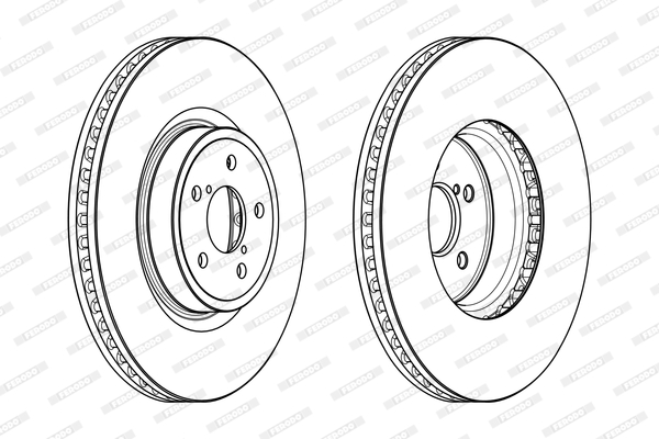 Тормозной диск BREMBO арт. DDF1841C1