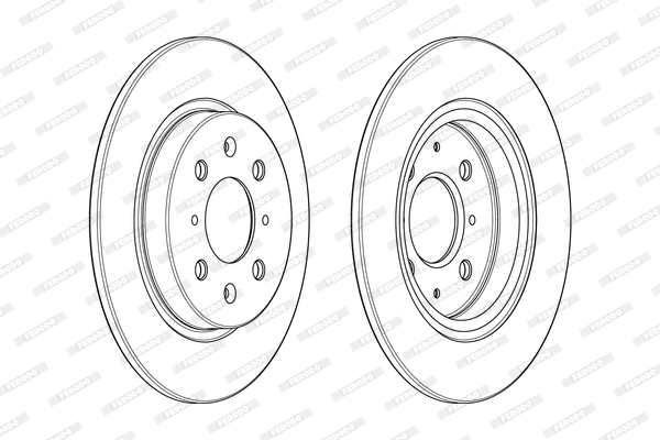Тормозной диск BREMBO арт. DDF1876C