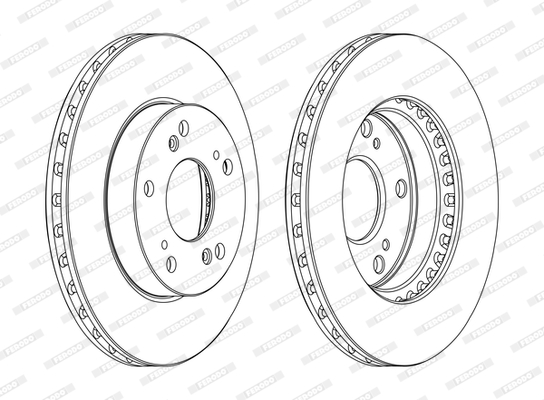 Тормозной диск BLUE PRINT арт. DDF1939C
