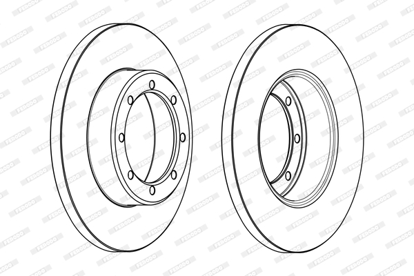 Тормозной диск BREMBO арт. DDF1977C
