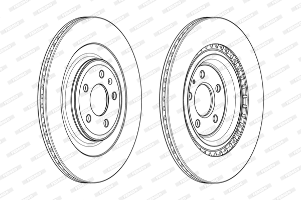 Тормозной диск FEBI BILSTEIN арт. DDF1990C
