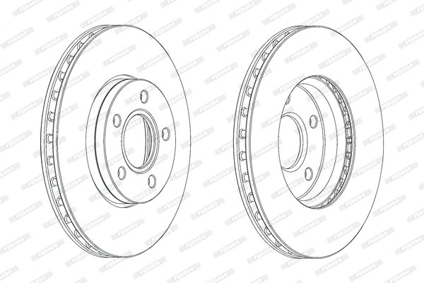 Тормозной диск BREMBO арт. DDF2062C