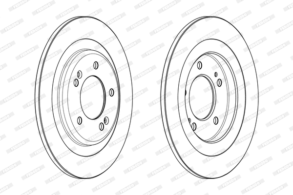Тормозной диск BOSCH арт. DDF2200C