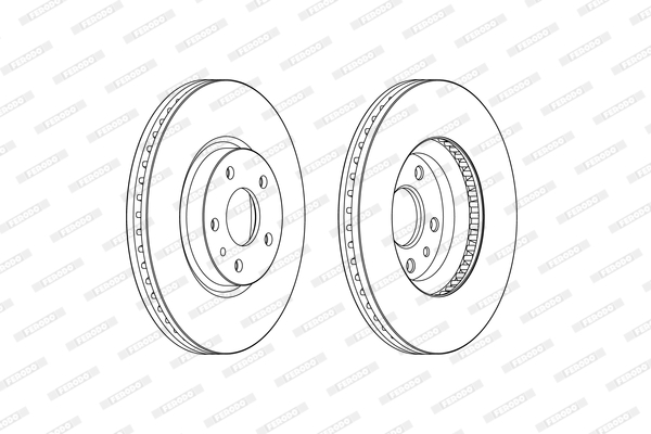 Гальмівний диск BREMBO арт. DDF2337C