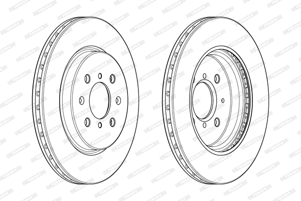 Тормозной диск BOSCH арт. DDF2410C
