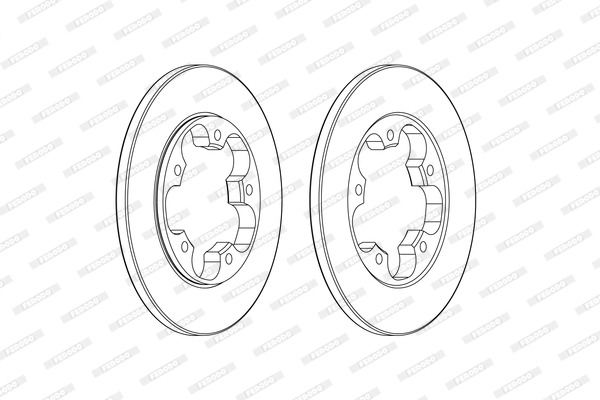 Гальмівний диск BOSCH арт. DDF2484C