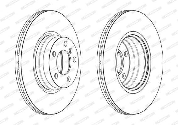 Тормозной диск BREMBO арт. DDF2603C