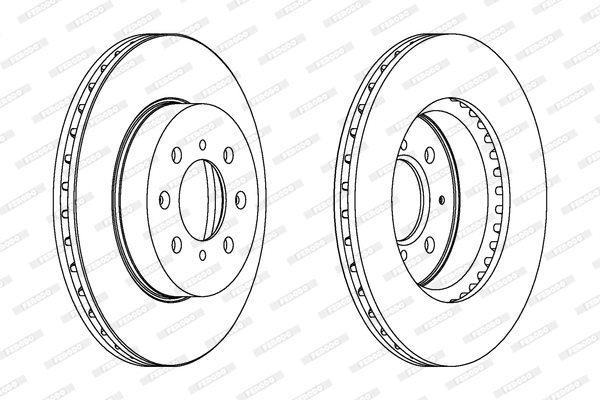 Тормозной диск BREMBO арт. DDF492C