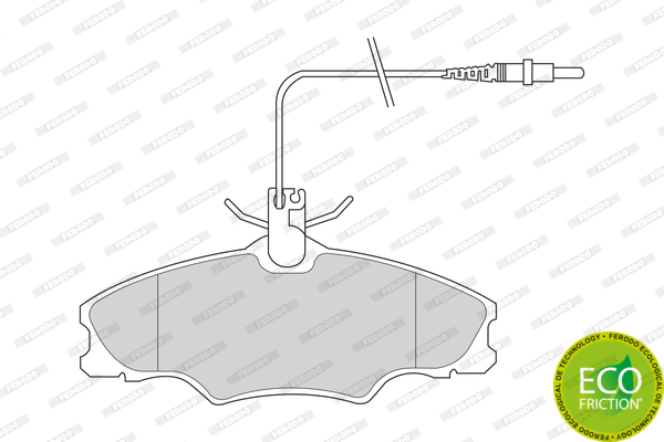 Тормозные колодки дисковые ICER арт. FDB1062