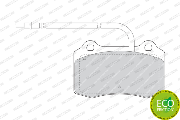 Тормозные колодки дисковые BOSCH арт. FDB1379