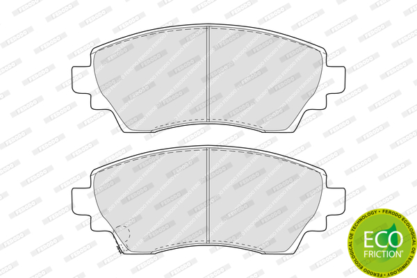 Тормозные колодки дисковые BREMBO арт. FDB1391