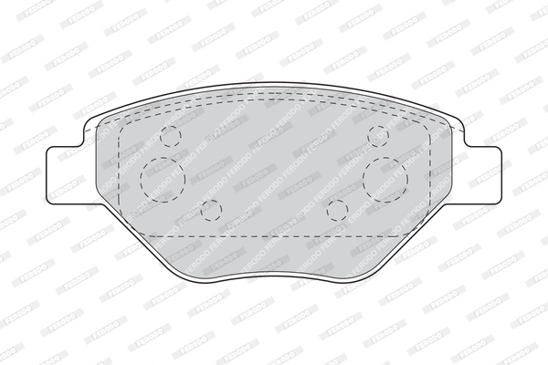 Тормозные колодки передние дисковые BOSCH арт. FDB1409
