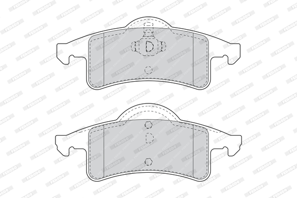 Тормозные колодки дисковые WOKING арт. FDB1524