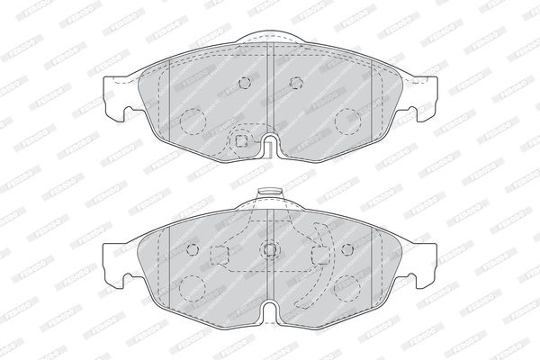 Тормозные колодки дисковые REMSA арт. FDB1550