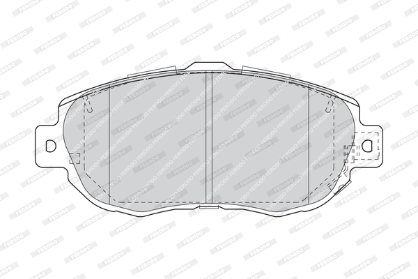 Тормозные колодки передние дисковые BLUE PRINT арт. FDB1564