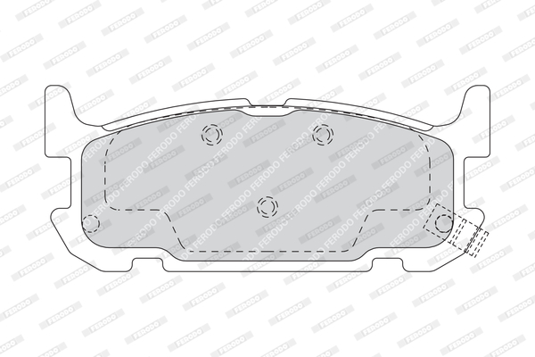 Тормозные колодки дисковые BOSCH арт. FDB1755
