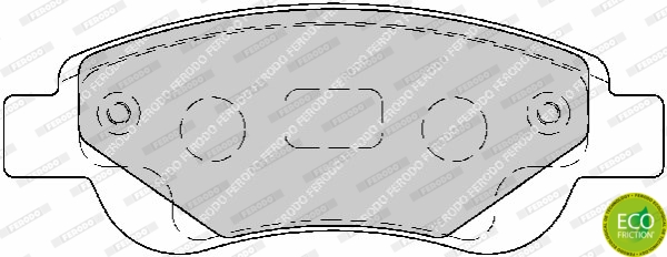 Тормозные колодки передние дисковые ROADHOUSE арт. FDB1790