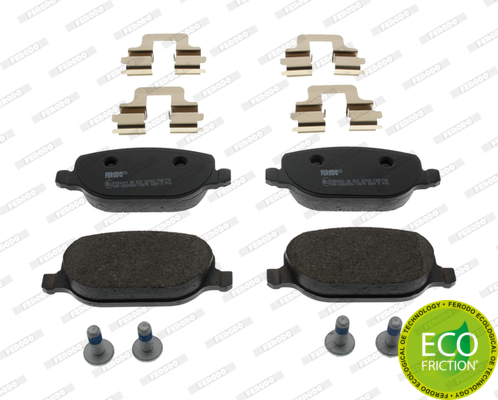 Тормозные колодки дисковые QUICK BRAKE арт. FDB1796