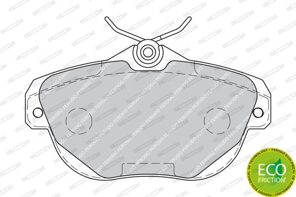 Тормозные колодки дисковые BREMBO арт. FDB1838
