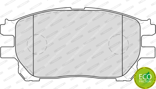Тормозные колодки дисковые BOSCH арт. FDB1868