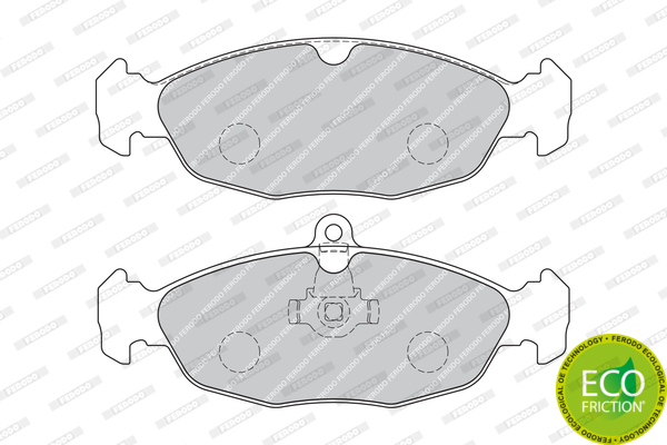 Тормозные колодки дисковые BOSCH арт. FDB1903