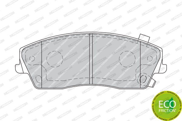 Тормозные колодки дисковые BREMBO арт. FDB1954