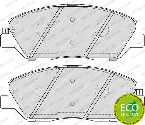 Тормозные колодки дисковые BREMBO арт. FDB4111