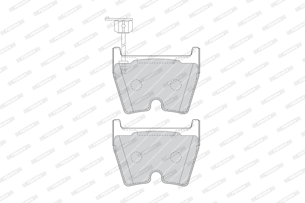 Тормозные колодки дисковые TRW арт. FDB4165