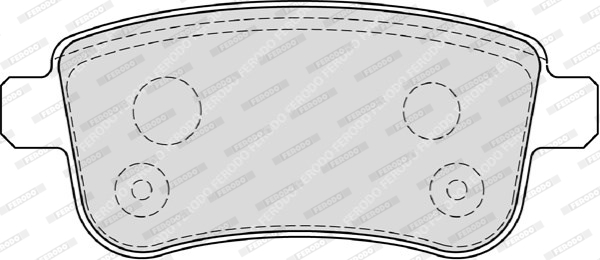 Тормозные колодки задние дисковые RENAULT арт. FDB4182