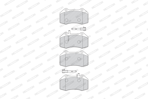 Тормозные колодки дисковые BREMBO арт. FDB4320