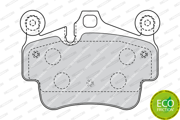 Тормозные колодки дисковые BREMBO арт. FDB4330