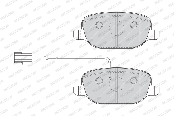 Тормозные колодки дисковые BREMBO арт. FDB4337