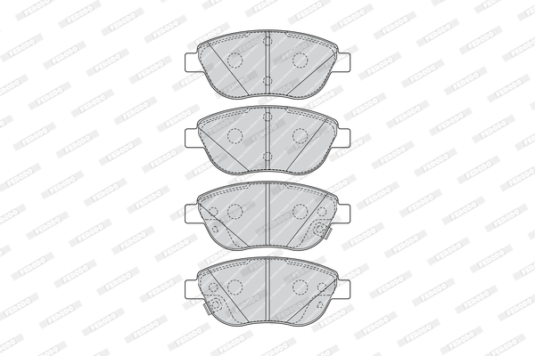 Тормозные колодки дисковые BREMBO арт. FDB4458