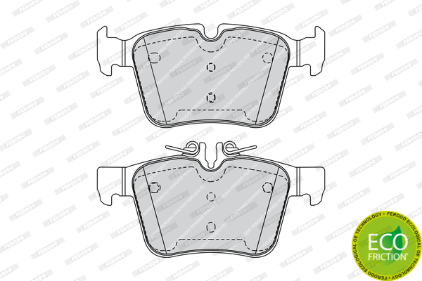 Тормозные колодки дисковые BREMBO арт. FDB4487
