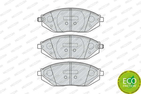 Тормозные колодки дисковые QUICK BRAKE арт. FDB4669